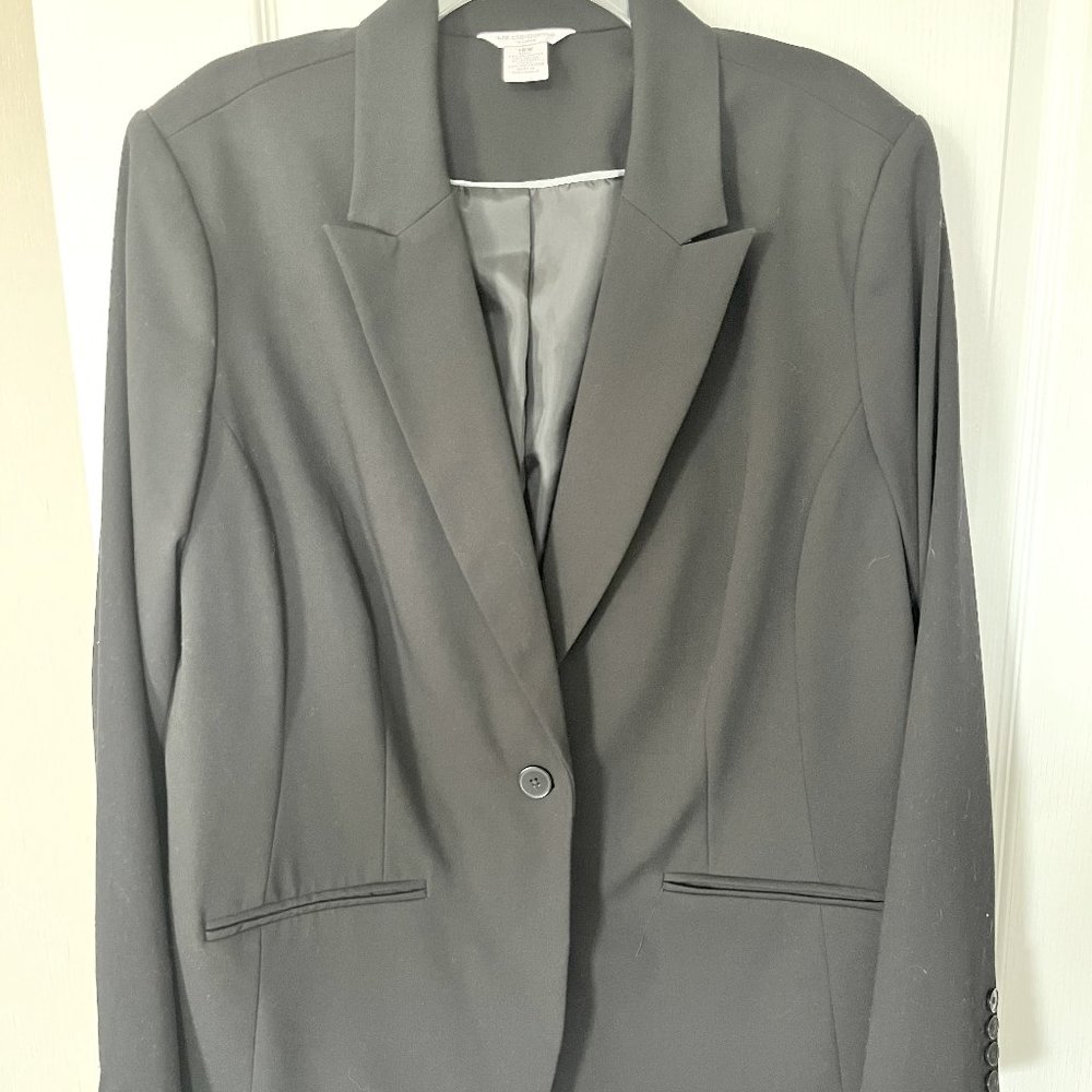 LIZ CLAIBORNE BLAZER, PLUS SIZE 18, EUC
